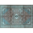thumbnail image 1 of Ahgly Company Indoor Rectangle Persian Light Blue Traditional Area Rugs, 3' x 5', 1 of 4