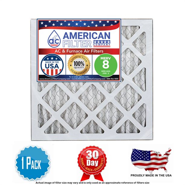 Afc 21 5 X 23 5 X 1 Furnace Ac Air Filters Replacements Merv 8 Mpr 600 Fpr 5 Type 1 Packs Walmart Com Walmart Com