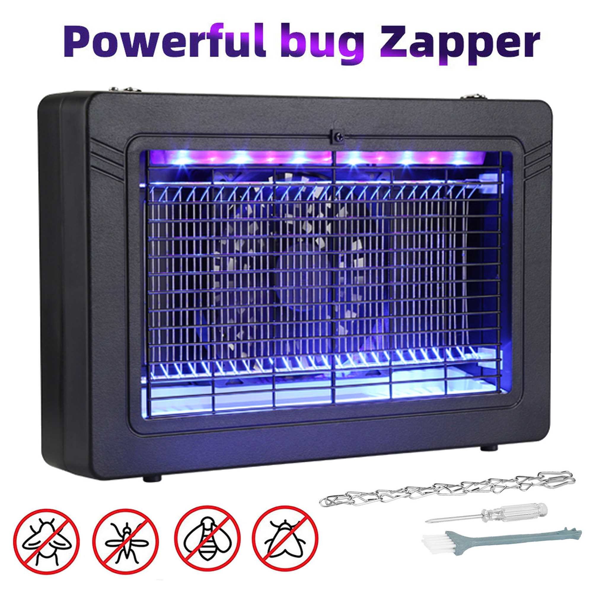 Electric Shock Mosquito Killer UV Industrial Zapper Bug Insect Fly Pest ...