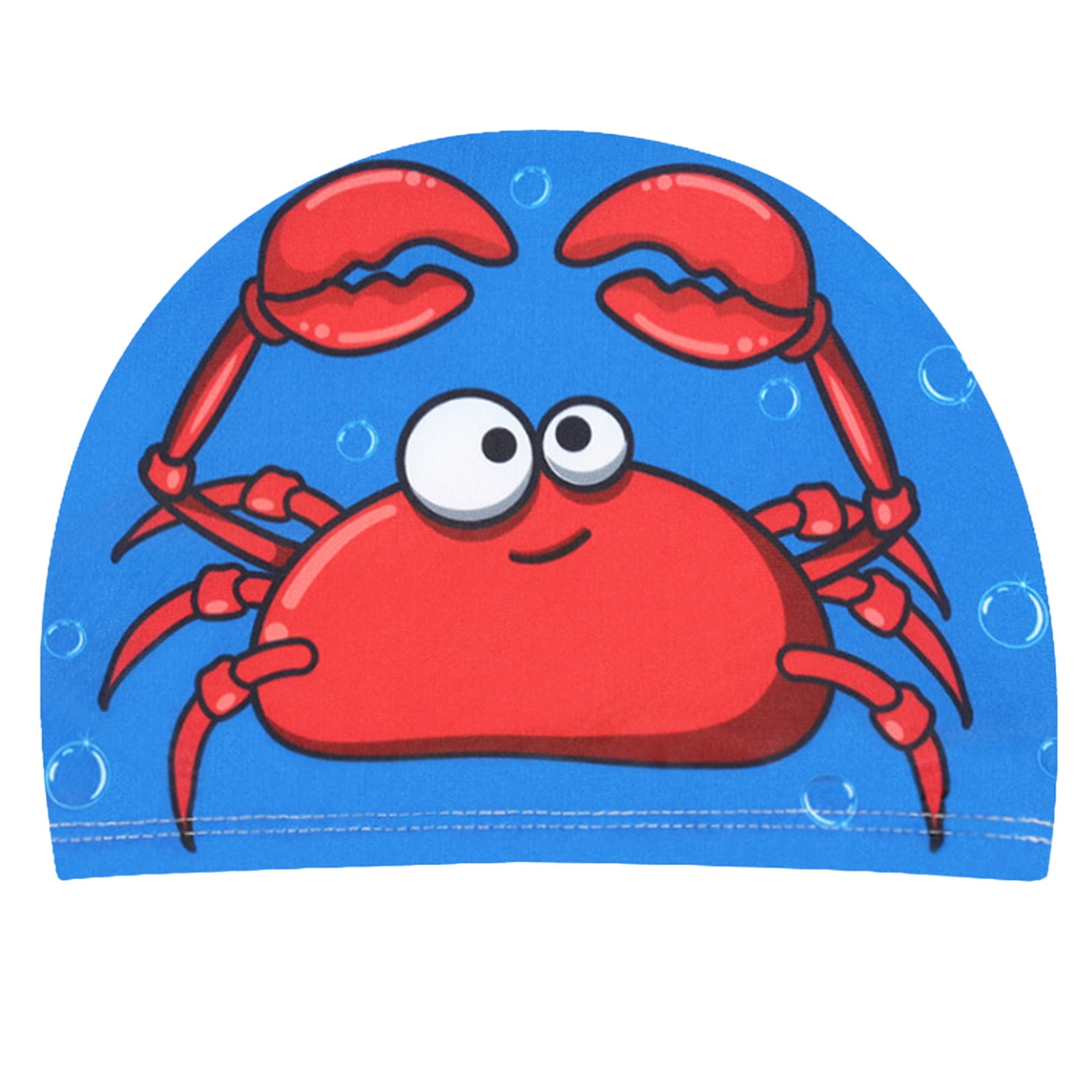 Mnycxen Swimming Pool Swim Cap Children Girls Boys Soft Comfortable Fabric Lovely Cap