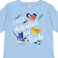 thumbnail image 4 of Inktastic I Get Distracted by Birds Boys or Girls Long Sleeve Toddler T-Shirt, 4 of 5