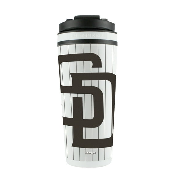 MLB San Diego Padres Team Pinstripe 26oz 4D Ice Shaker