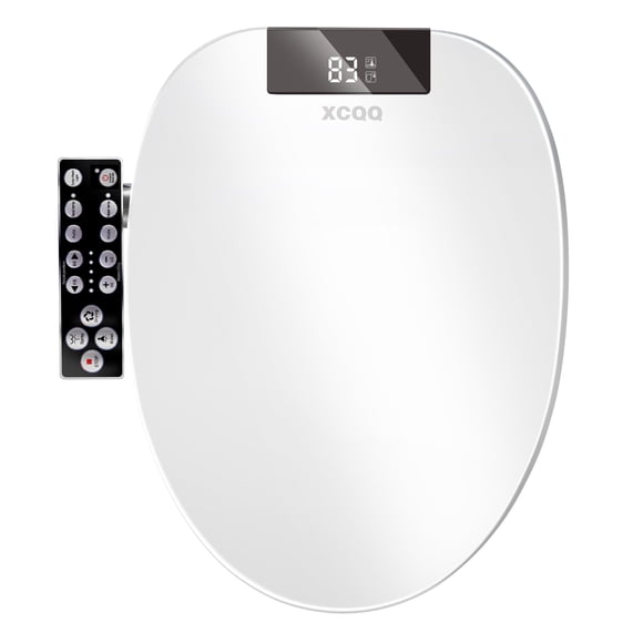Asiento de bidé eléctrico calefaccionado XCQQ redondo con aire tibio