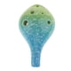 thumbnail image 2 of Ocarina de cerámica de 6 agujeros, instrumento decorativo artesanal Azul verde, 2 of 7