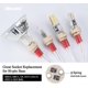 thumbnail image 4 of Bi-pin Base, G4, Gu5.3, G6.35, Gy6.35, Gx5.3 Mr16, Gz4 Mr11, Halogen Glow Socket Ceramic Body Lamp Holder (12pcs), 4 of 4