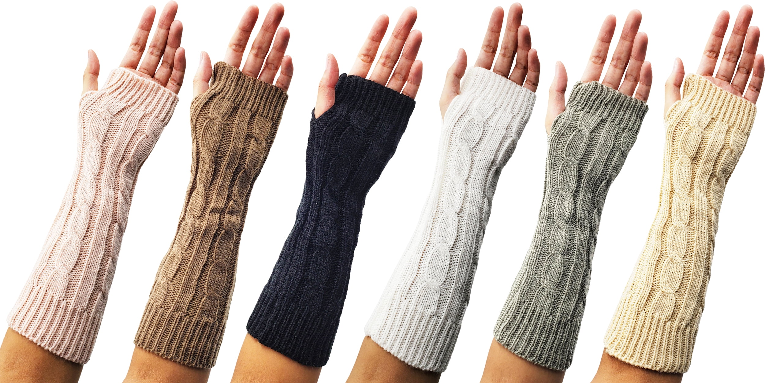 WAY.MAY Gold Stars Protection Cooling Warmer Long Arm Sleeves Sunblock Protective Fingerless Gloves Outdoor Sun Sleeve