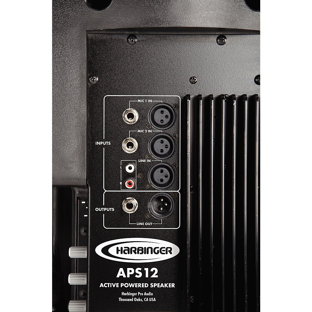 harbinger aps12 powered speaker