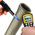 thumbnail image 4 of Insulation Heat Shield Sleeve Fuel Line Heat Shield Roll 3 Meter Flexible Cable Sleeve Hose Protector High Temperature Resistant for Car Wire Guard, 4 of 7