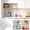 B, variant on Creatitoy Cuttable EVA Shelf Liner, Waterproof Non-Slip Drawer Mat for Kitchen Cabinet Shoe Storage, Transparent with Two Styles Available