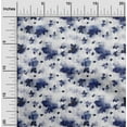 thumbnail image 2 of oneOone Cotton Poplin Blue Fabric Floral & Craft Projects Decor Fabric Printed By The Yard 42 Inch Wide, 2 of 5