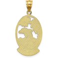 thumbnail image 3 of 14K Yellow Gold SEA ISLE w/Dolphin Sunset Scene Charm - 29.95mm, 3 of 6