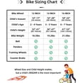 thumbnail image 5 of JOYSTAR 12" 14" 16" Kids Cruiser Bike for Ages 2-7 Years Old Girls & Boys, Kids Bike with Training Wheels, Cruiser Bicycles for Children, Black, 5 of 7