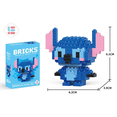 thumbnail image 2 of Bloques de construcción de Disney Stitch, dibujos animados de anime Kawaii, minifiguras de acción para niños, bloques, ladrillos, juguetes para armar, regalo para niños, 2 of 5