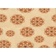 thumbnail image 1 of Ahgly Company Machine Washable Indoor Rectangle Transitional Orange Area Rugs, 3' x 5', 1 of 7