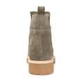 thumbnail image 3 of Journee Signature Womens Genuine Leather Bristol Round Toe Block Heel Chelsea Booties, 3 of 8