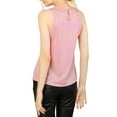 thumbnail image 4 of Allegra K Women's Metallic Crew Neck Sleeveless Cam Tank Top, 4 of 7