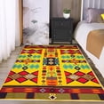 thumbnail image 2 of 5'x7' carpet rug cute carpet kitchen area rug natural area rug vintage area rug, 2 of 10