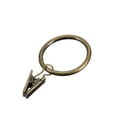 thumbnail image 6 of Uxcell 1.25" Inner Dia 3.5mm Thick Curtain Clip Hook Metal Bronze 16 Pack, 6 of 6