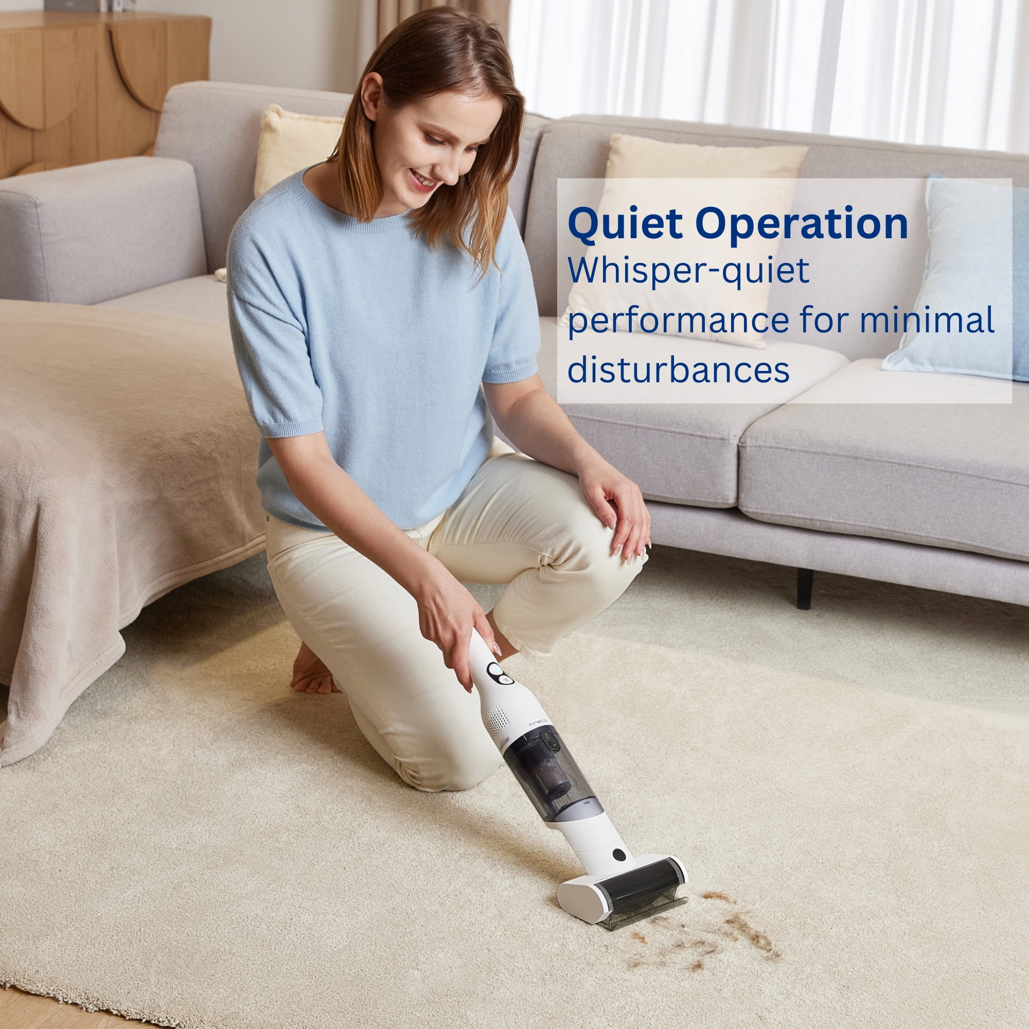 Tineco GO Mini Pet Cordless Hand Vacuum, Pet Friendly, For Pet Hair & Quick Cleanups, Extra Pet Brush & MAX Mode