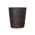 thumbnail image 5 of Kouboo Loma Round Rattan Paper Waste Basket, Bathroom, Basket for Dry Or Organic Waste, Basket Garbage, Container Bin, Espresso, 5 of 9