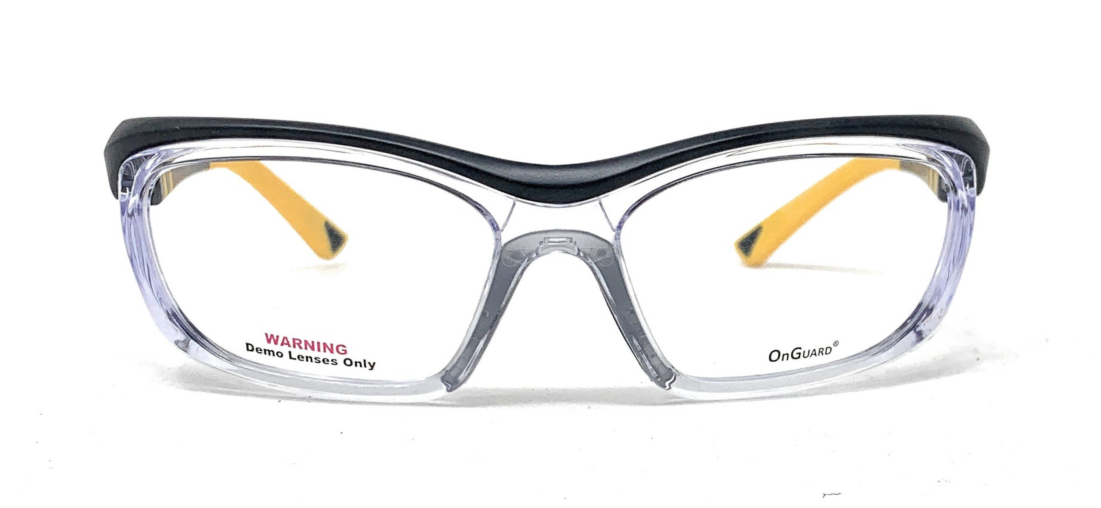OnGuard Safety Eyewear OG-225S Black Yellow Glasses Goggles 57-16-135 w Dust Dam