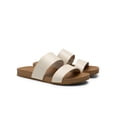 thumbnail image 6 of DREAM PAIRS Women’s Open Toe Slides Sandals T-Strap Sandals Arch Support with Adjustable Ankle Strap Casual Summer Walking Shoes, 6 of 6