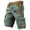 Camouflage Green-E3, variant on Us 250th Anniversary Flag Art Print Shorts Distressed Washed with Pocket Shorts Outdoor Hiking Fishing Military Cargo Shorts 250 Years Of Freedom Cross Golf Shorts,Blue L