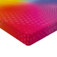 thumbnail image 2 of Ambesonne Rainbow Fitted Sheet 2 Pcs Set, Vibrant Radiant Colors, King, Multicolor, 2 of 3