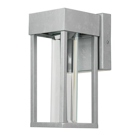 

Globe Electric Bowie 1-Light Galvanized Steel Outdoor LED Wall Sconce 91002306