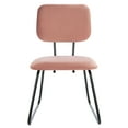 thumbnail image 2 of SAFAVIEH Chavelle Modern Accent Side Chair, Dusty Rose, Set of 2, 2 of 7