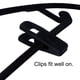 thumbnail image 4 of Clip para colgar ropa de 20 piezas Bewildely Negro, 4 of 6