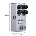 thumbnail image 2 of MOSKYAudio MM Silver Electric Guitar Overdrive Effect Pedal Full Metal Shell True Bypass, 2 of 4