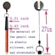 thumbnail image 2 of 4 Pcs Elastic Silicone Retractable Pencil Holder, Duty Retractable Pull Pen For Woodwork, Bricklaye, 2 of 5