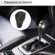 thumbnail image 3 of Cubierta de pomo de cambio de marcha Unique Bargains para Ford Ranger 2019-2022, protector de mango antideslizante de cuero sintético, 1 Pc Negro Beige, 3 of 6