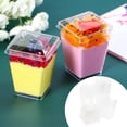 thumbnail image 6 of ZEHUANYU 50Pcs Delicate Dessert Cups Transparent Mousse Cups Household Pudding Cups for Dessert, 6 of 6