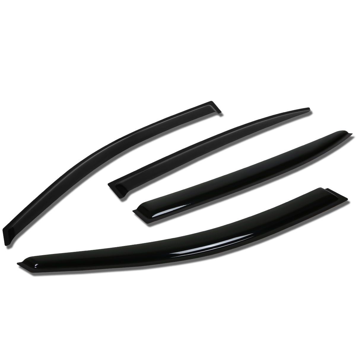 Dark Grey Outside Mount JDM Vent Visors 2pcs For Toyota Tacoma