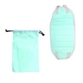 thumbnail image 4 of Hamaca de pie para avión, ligera, con bolsa de almacenamiento, transpirable, para viajes. Verde, 4 of 6