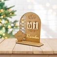 thumbnail image 3 of OLEEK Countdown Calendar Desktop Ornament Interactive Kids Table Home Advent Celebration, 3 of 6