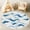 Color 2, variant on Washable Non Slip 3ft Round Rug, Aspen Tree Modern Abstract Forest Landscape Birch Trees Circle Area Rugs with Tassels Carpet for Nursery Bedroom Living Room Playroom Tent rug Tent Castle