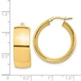 thumbnail image 4 of Primal Gold 14 Karat Yellow Gold Small 10mm Hoop Earrings, 4 of 4