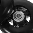 thumbnail image 3 of OULII 2Pcs Suitcase Replacement Wheel Rubber Metal for Shopping Carts 8X8CM, 3 of 8
