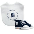 thumbnail image 2 of BabyFanatic MLB Detroit Tigers Baby Bibs & Shoes Set - Baseball Baby Clothes Unisex Infant, 2 of 3