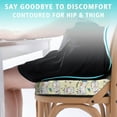 thumbnail image 3 of Premium Unicorn Pattern Memory Foam Seat Cushion Ergonomic Chair Pad for Office Chair, Car, Airplane & Bleachers Sciatica, Tailbone Hip & Back Pain Relief - Chair Cushion for Long Office Workers., 3 of 5