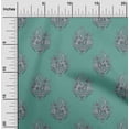 thumbnail image 1 of oneOone Cotton Poplin Fabric Leaves|Floral & Paisley Block Printed Craft Fabric BTY 56 Inch Wide, 1 of 4