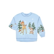 Bluey Toddler Boys Graphic Sweatshirt with Long Sleeves, Sizes 12M-5T