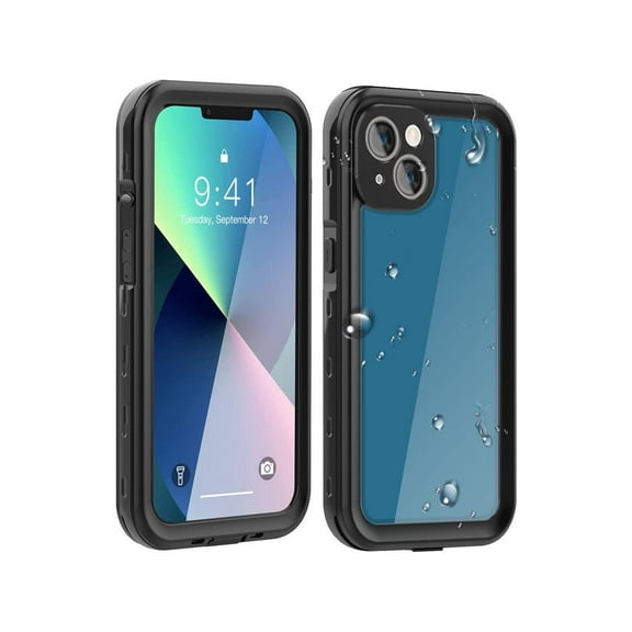 iPhone 13 Mini Waterproof Case, Shockproof Underwater IP68 Case, with Built-in Screen Protector Rugged Protective Cover for iPhone 13 Mini 5.4 inch