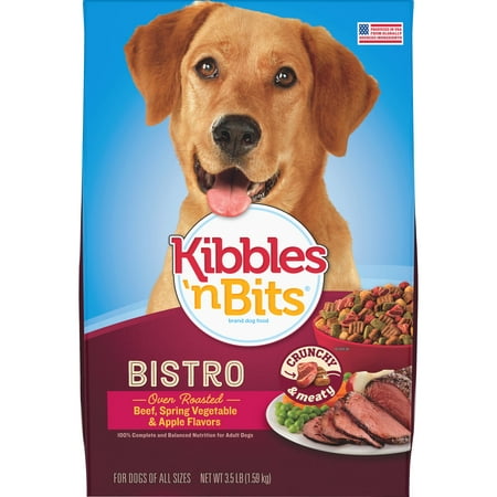 Kibbles 'N Bits Bistro Oven Roasted Beef, Spring Vegetable & Apple Flavor Dog Food,