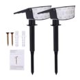 thumbnail image 1 of Bsv-Sl338 Luz Solar Para Césped Con Pilas Foco Led Para Paisaje Ángulo Ajustable Luz Impermeable Para Exteriores Para Césped Y Jardín Monstrate HA013387-00, 1 of 7