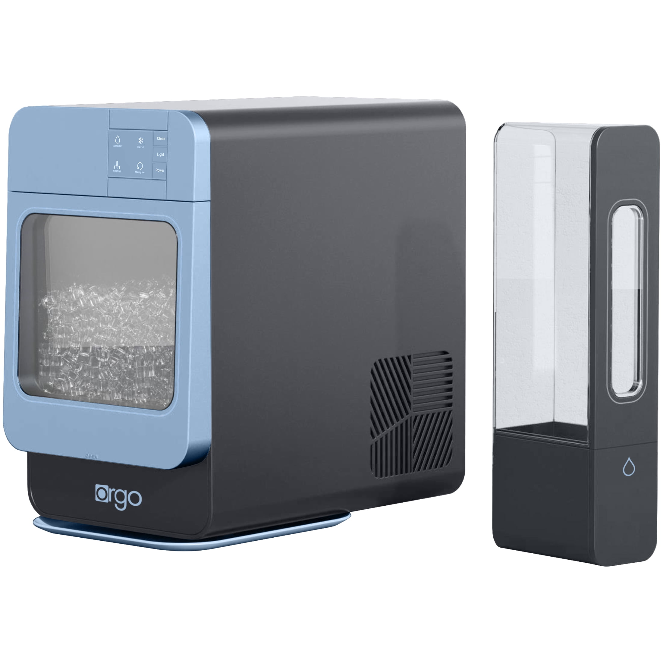Orgo Products Sonic Countertop Ice Maker, Nugget Ice, 33lbs, Blue