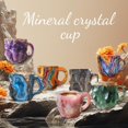 thumbnail image 3 of Tazas de café de cristal mineral, taza de café de cristal mineral natural, café de cristal mineral, tazas de café de cristal, tazas de café navideñas, 3 of 8